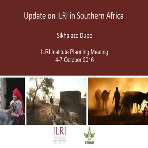 Update on ILRI in Southern Africa
