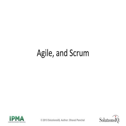 Ipma scrum keynote