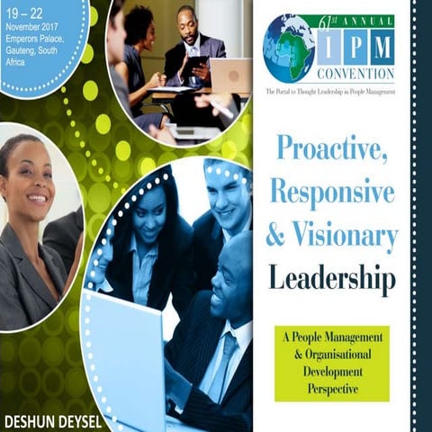 IPM Convention - Deshun Deysel 2017