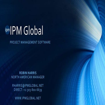 IPM Global Project Management Software