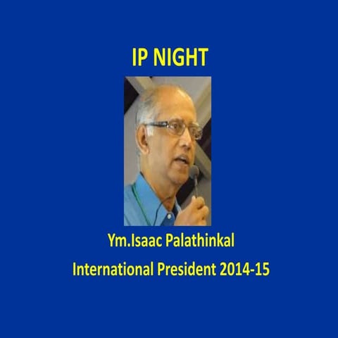 2014 International Convention, Chennai, India - IP Night: IP Speech
