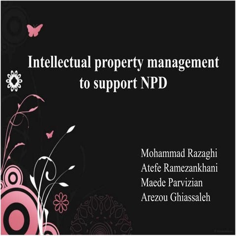 Ip & npd razaghi-ramezankhani-ghiassaleh-parvizian