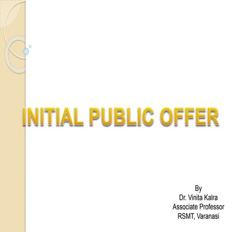 Initial Public Offer