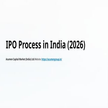 IPO Process in India 2026: Step-by-Step Guide (UPI, Allotment, Listing ...