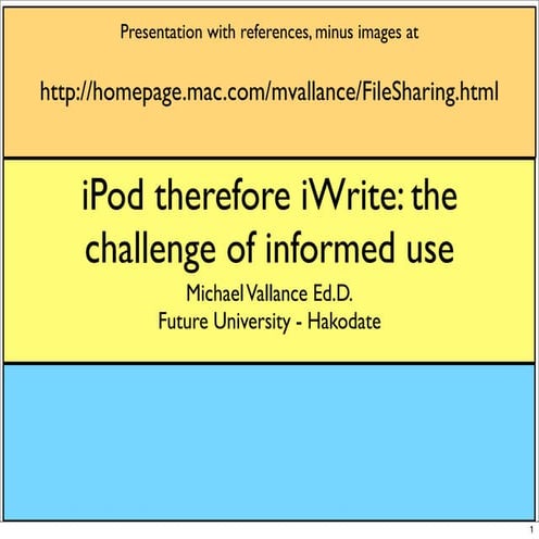 iPod therefore iWrite 02