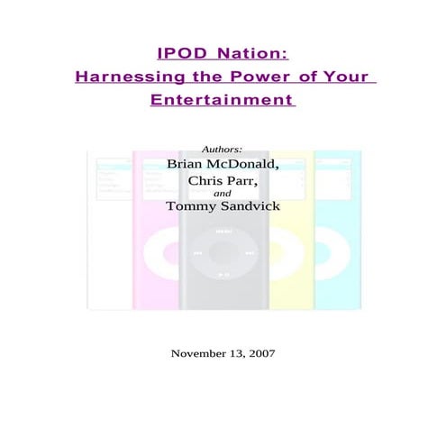 iPod Training Manual