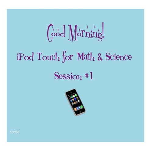 iPod Touch Background Research