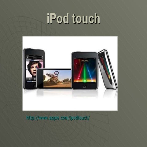 iPod Touch, how could our users interact with our catalogue and ebooks