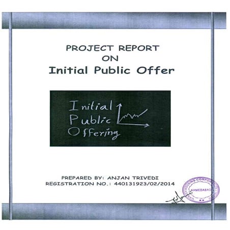 INITIAL PUBLIC OFFER