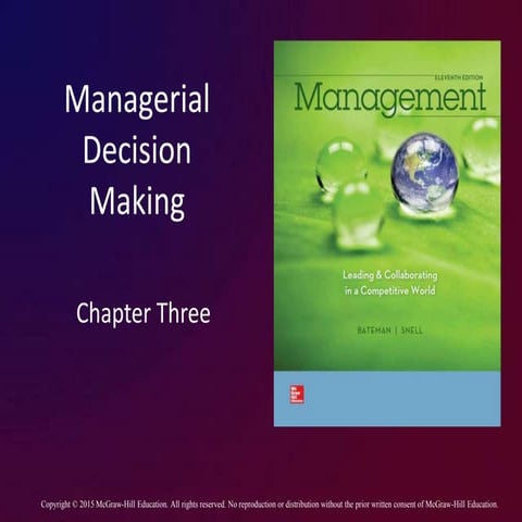 Principle and Practice of Management MGT Ippt chap003