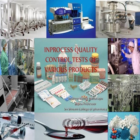 Ipqc dosage forms mpharm sud