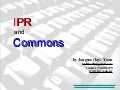 IPR and Commns