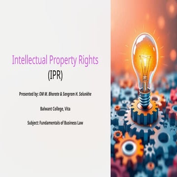 IPR business law ccffddddddddddxcccffdeews