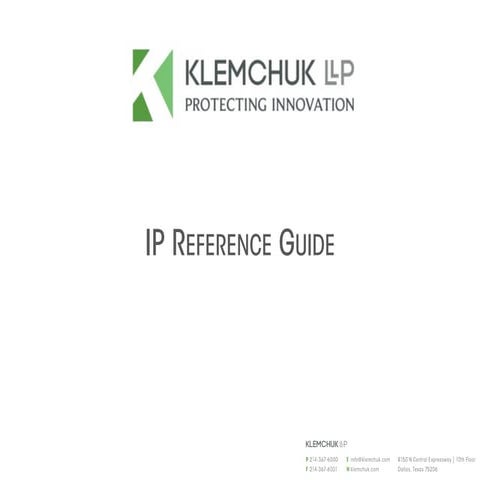 IP Reference Guide