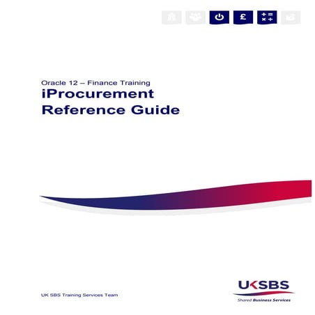 iProcurement Reference Guide