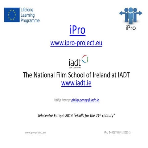 Competence gap in digital media and art – iProfessional project