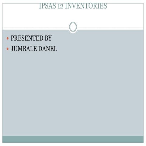 Corporate Reporting - MFRS102, IAS2: Inventory | PPTX