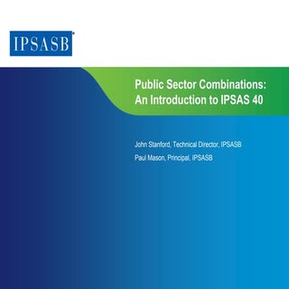 Public Sector Combinations: An Intr...