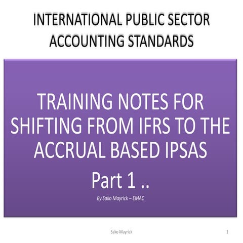 Ipsas training part i   overview