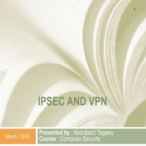 IPSec and VPN