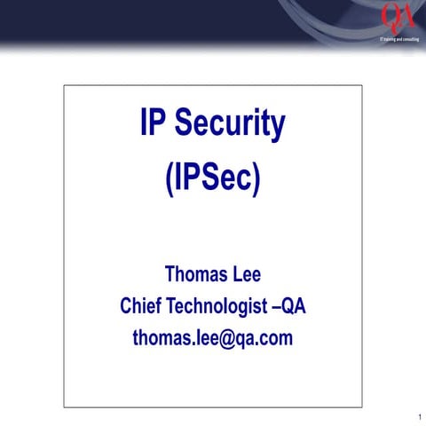 Ip sec talk