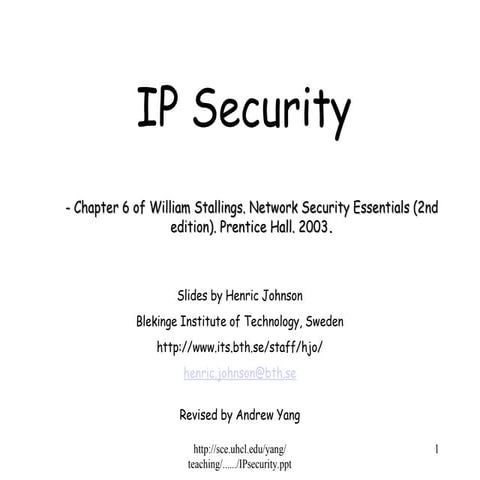 IPsecurity.ppt   information security in