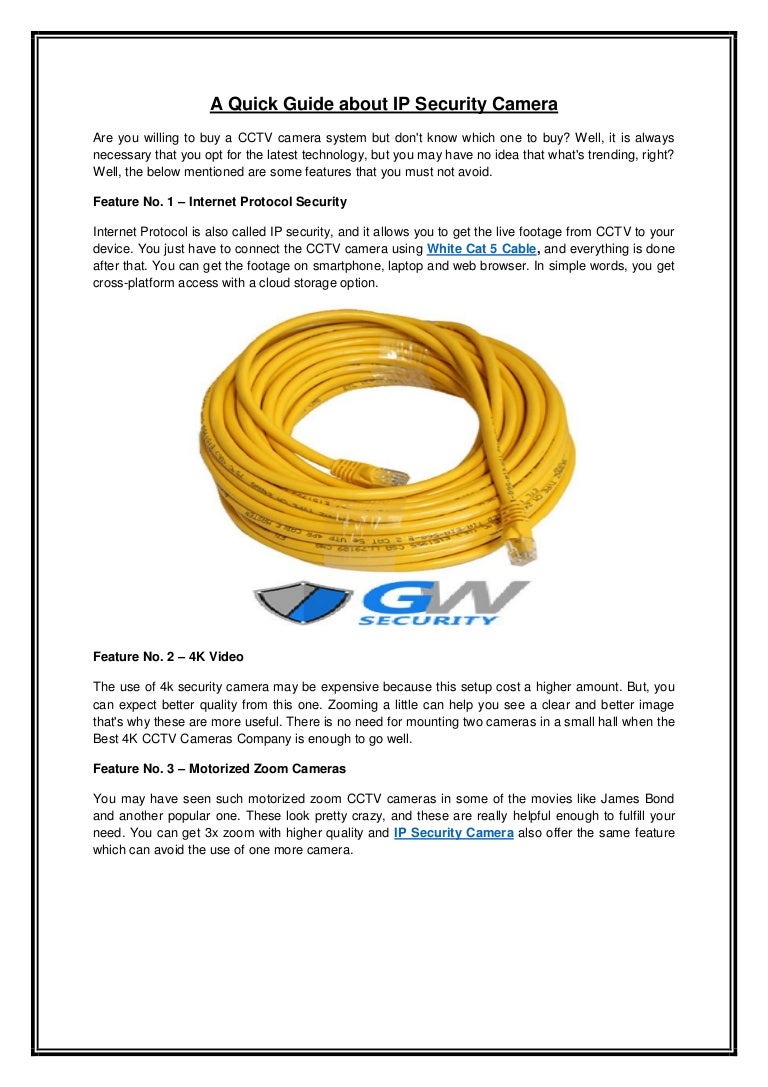 cat 5 wired security cameras