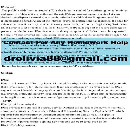 IP Security One problem with Internet protocol (IP) is that it has.pdf