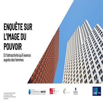 Enquête sur l'image du pouvoir et son attractivité auprès des femmes