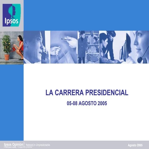 Ipsos Carrera Presidencial 28ag08