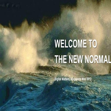 Ipsos Open Thinking Exchange - Welcome to the New Normal