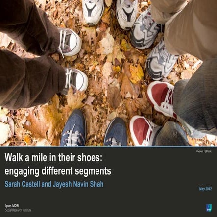 Ipsos MORI: Walk a mile in their shoes: 