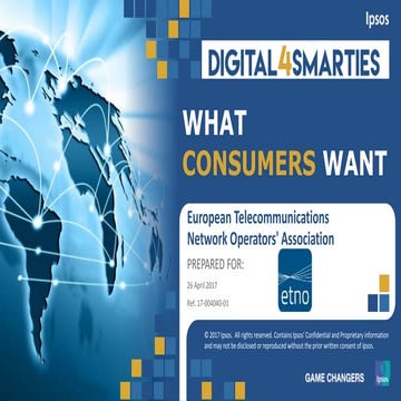 European survey on consumer preferences in telecom and the digital evolution