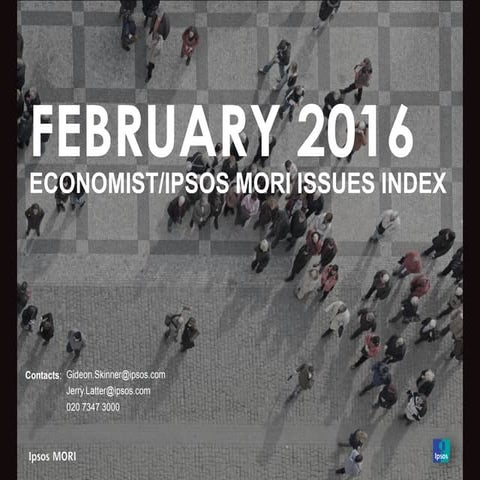 Ipsos MORI Issues Index -  February 2016