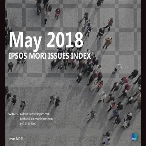 Ipsos MORI Issues Index May 2018