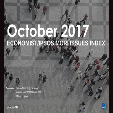 Ipsos MORI Issues Index: October 2017