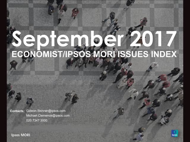 Ipsos MORI Issues Index September 2017
