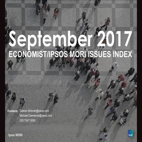 Ipsos MORI Issues Index September 2017