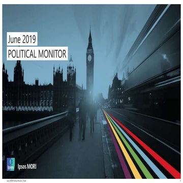 Ipsos MORI June Political Monitor