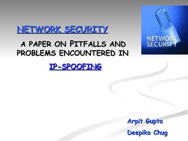 Ip Spoofing