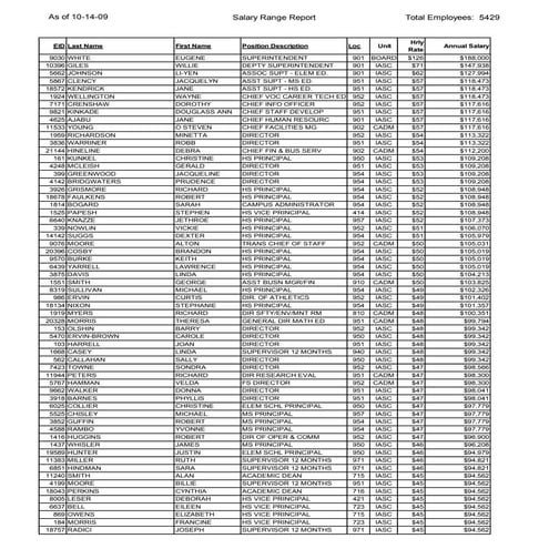 IPS Salary Range Report | PDF