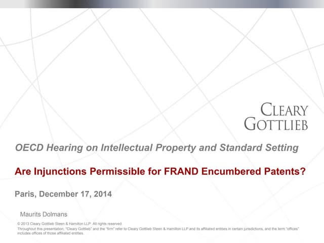 Are Injunctions Permissible for FRA...