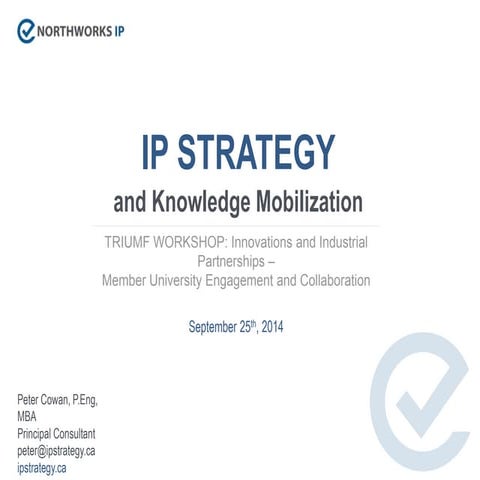 Ip strategy and knowledge mobilization