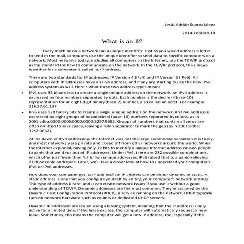 Ip, subnet, gateway and routers