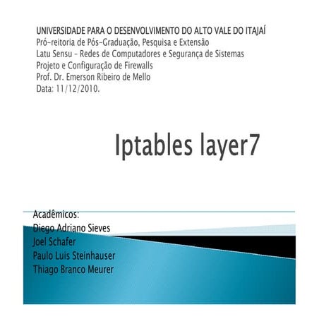 Iptables layer7
