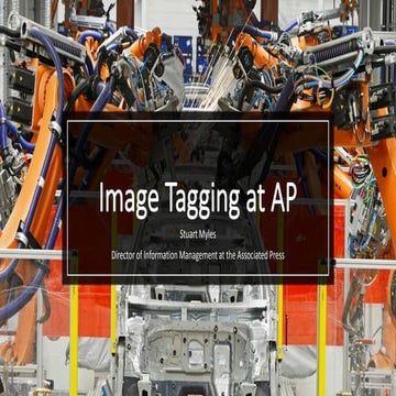 Image Tagging at the Associated Press