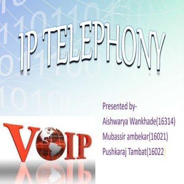 Ip telephony  mitsot