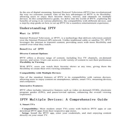 IPTV Multiple Devices- Share Your Family's Subscription.docx