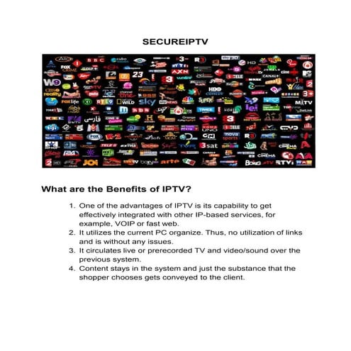 SECURE IPTV – Leading IPTV website | PPTX