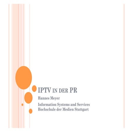IPTV in der PR